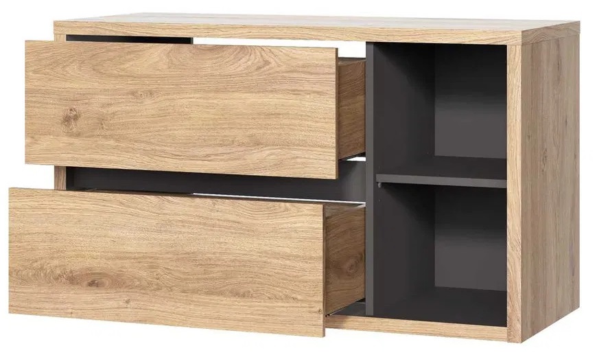 Szafka wisząca pod umywalkę 100CM DEVON 823 GRAFIT Marka Comad