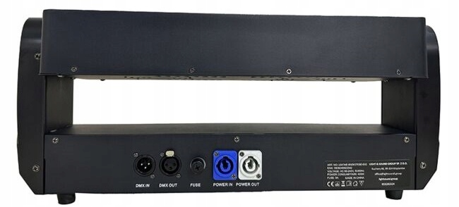 STROBOSKOP BLINDER OŚWIETLACZ EFEKT LED RGB+CW OŚWIETLENIE SCIENY DEKORACJA Model VENOM STROBE HEAD stroboskop blinder oświetlacz