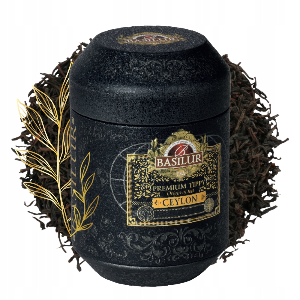 Levně Basilur Premium Flowery černý čaj Mladé Lístky 50 g listů Plechovky