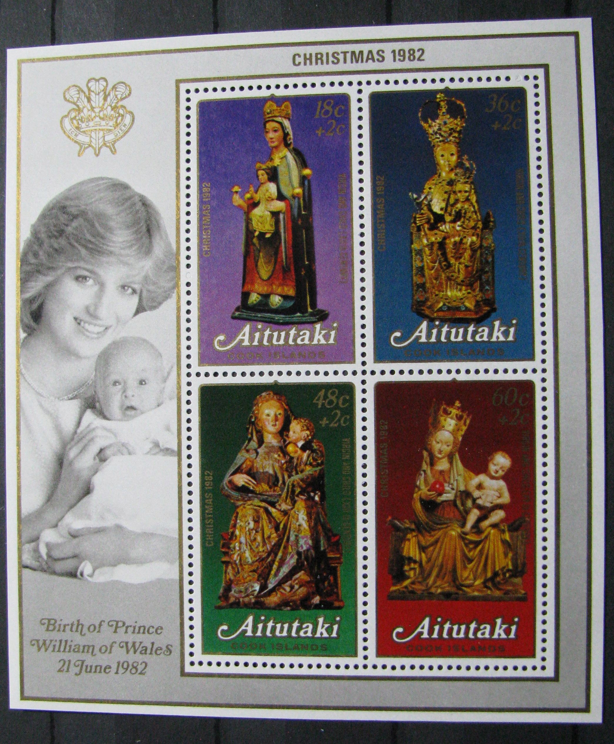 AITUTAKI - Mi blok 40 ** - Boże Narodzenie