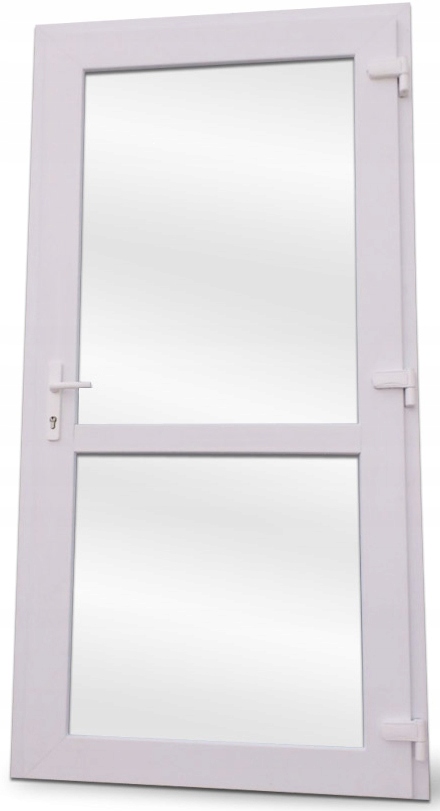 DRZWI ZEWNĘTRZNE PCV SKLEPOWE 100/200 BIAŁE