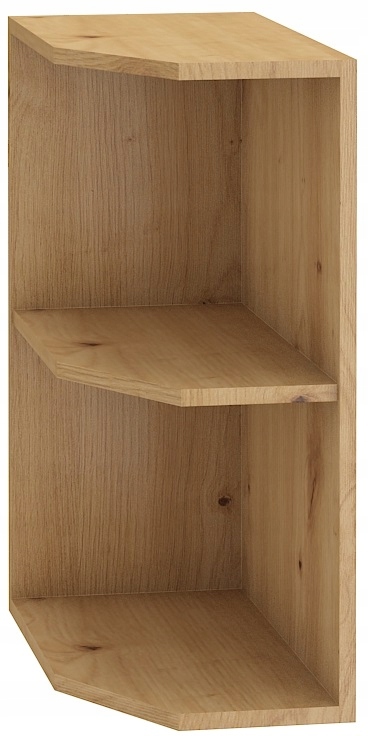 Kuchyňská skříňka stojící, regál 30 cm. spodní zakončení. Dub Artisan.