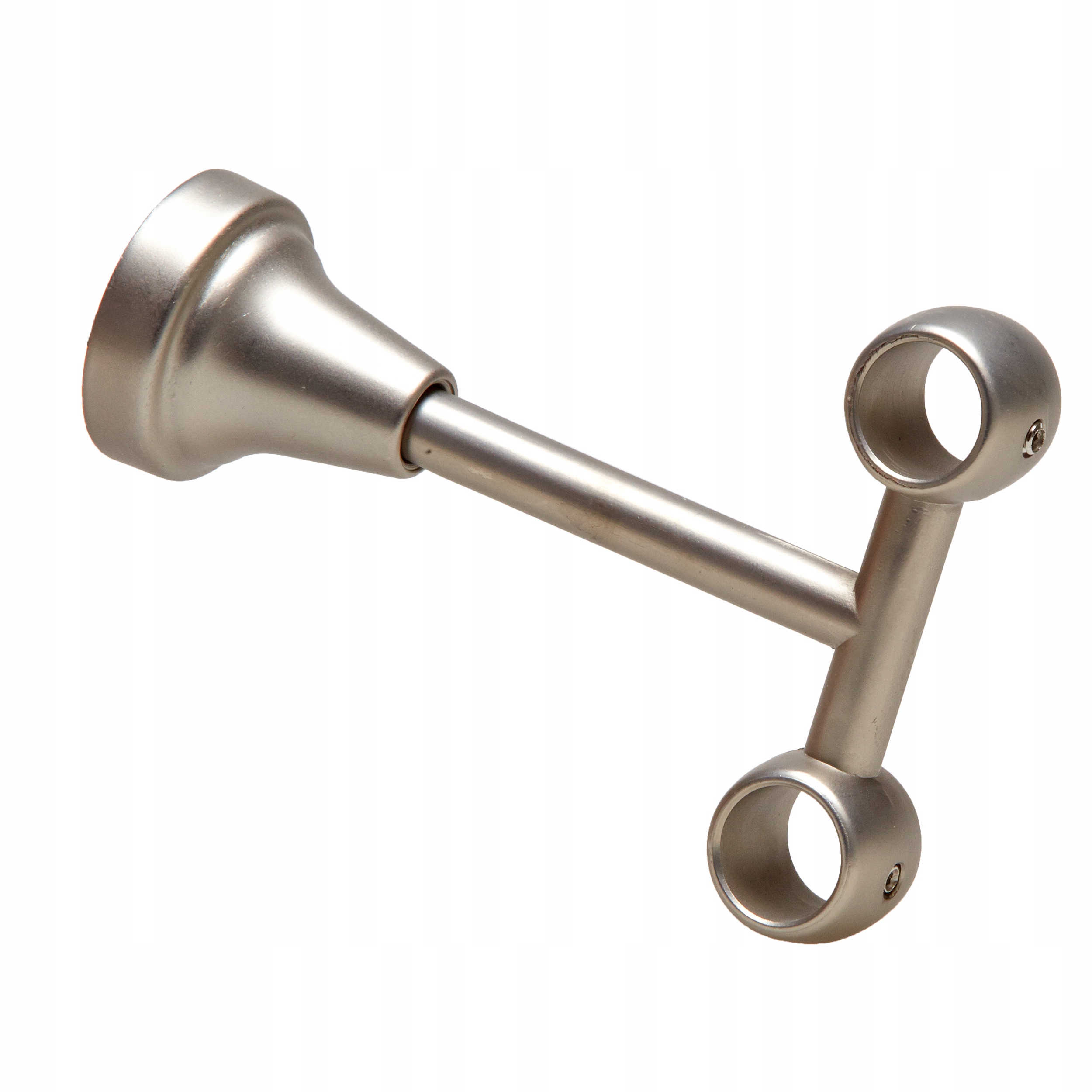 Wspornik podwójny sufitowy metalowy fi16 mm satyna