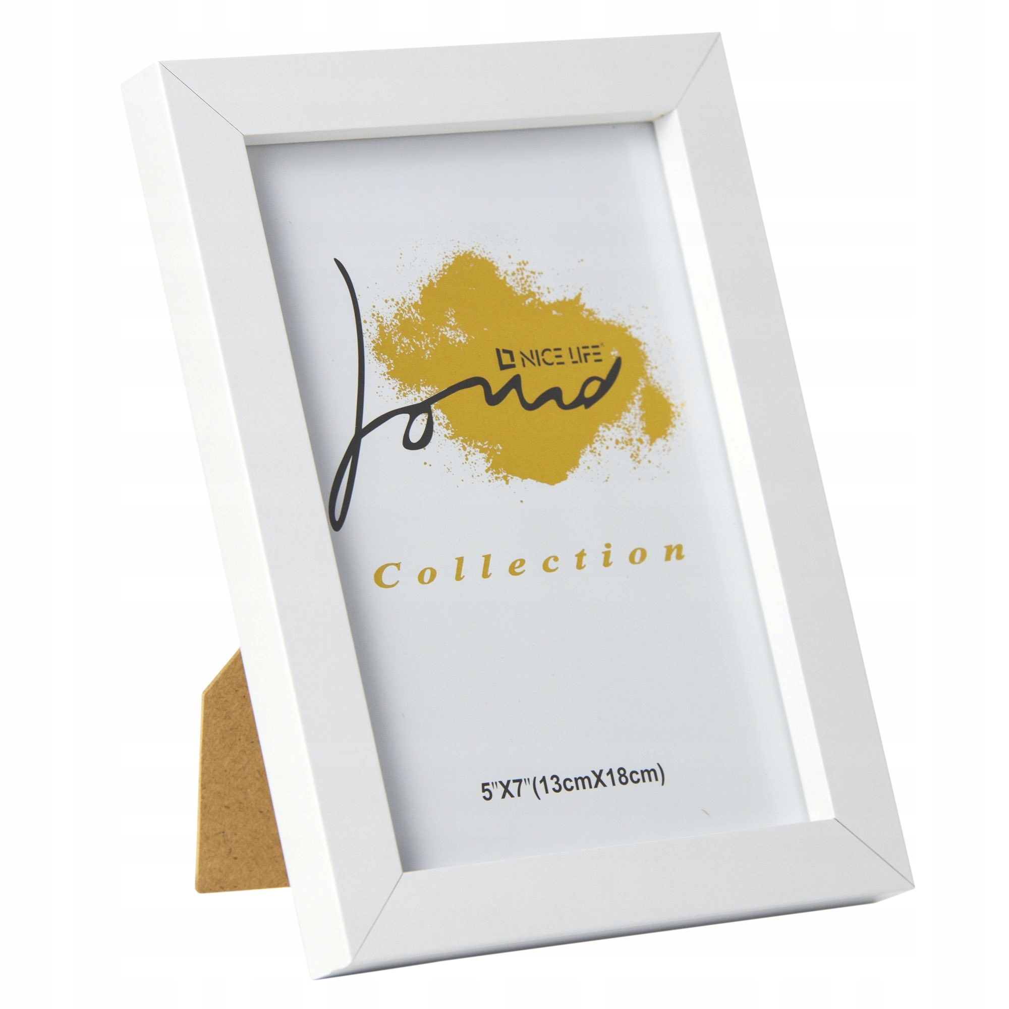 RAMKA NA ZDJĘCIA PLAKAT RAMA STOJĄCA Z NÓŻKĄ 13X18 CM BIAŁA