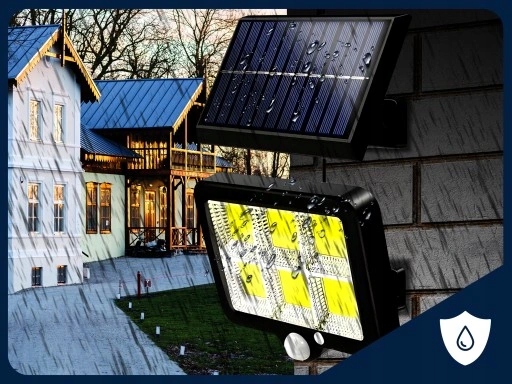 LAMPA SOLARNA Z CZUJNIKIEM RUCH ZMIERZCHU LED ZEWNĘTRZNA OGRODOWA + PILOT Kod producenta LAMPA SOLARNA Z CZUJNIKIEM RUCHU INTMIX