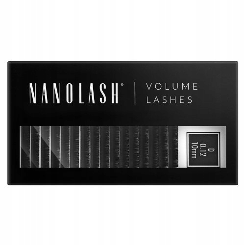 Nanolash Volume Lashes 0.12 D umělé řasy 10 mm