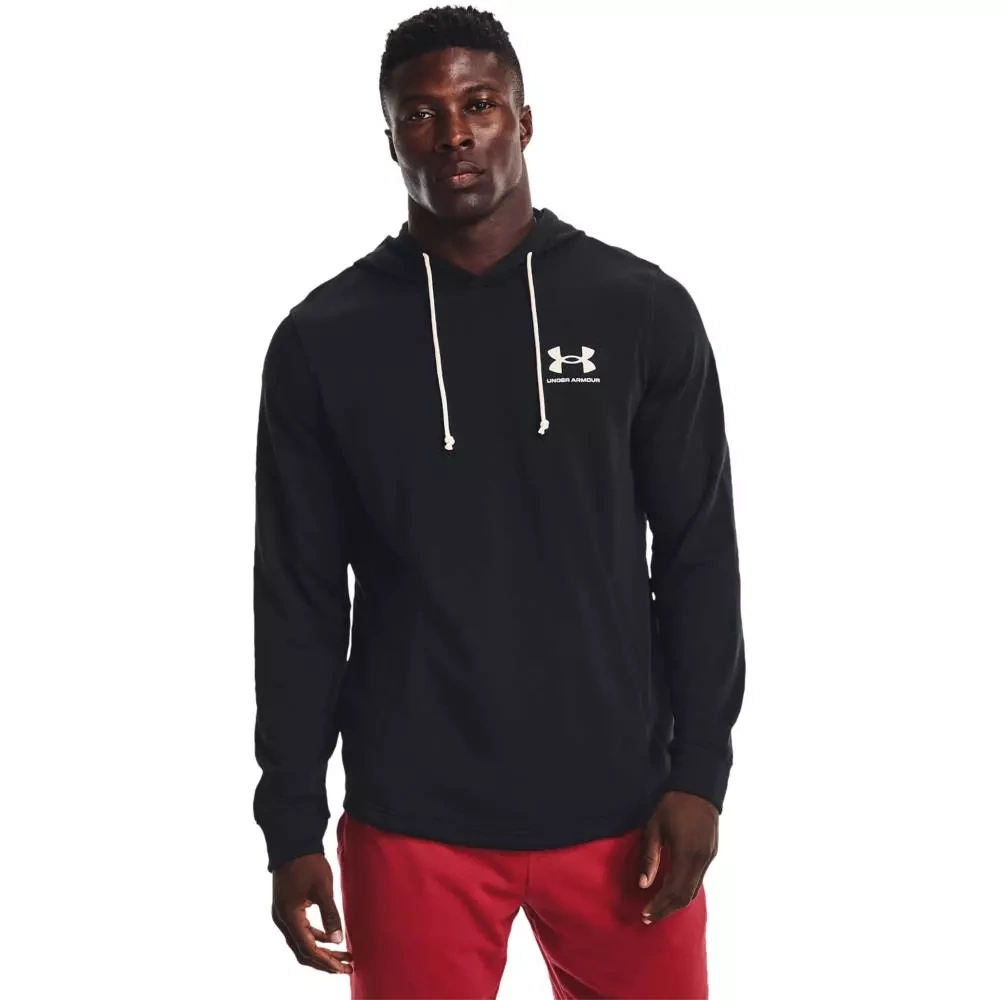 Мужская толстовка UNDER ARMOUR с капюшоном Rival Terry Hoodie Black