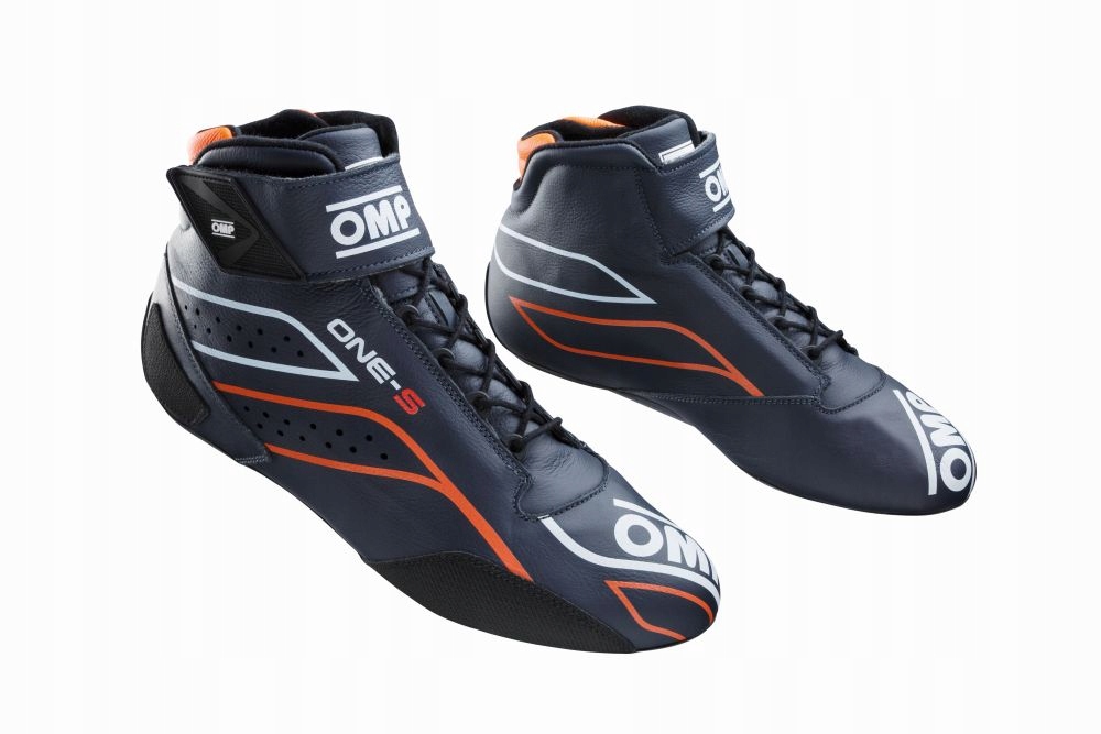 Topánky Omp One-S homologácia Fia 8856-2018 modro-oranžové veľ 48