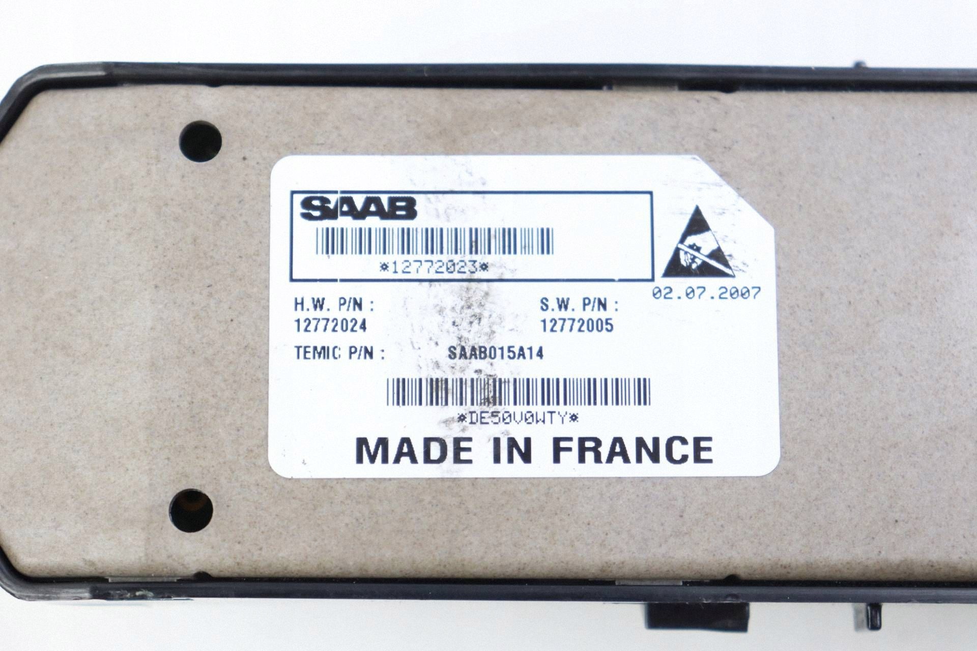 SAAB 9-3 93 II PANEL window control switch left front 12772023 12772024 EUROPA