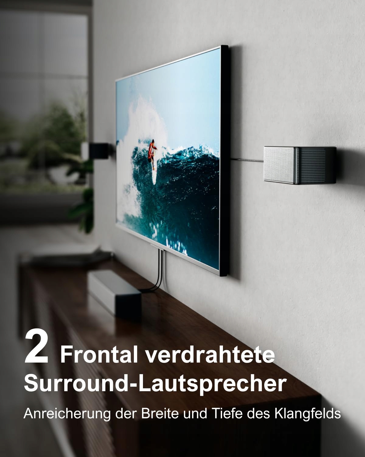 ULTIMEA System Dźwięku 7.1 Dolby Atmos 460W Soundbar z Subwooferem — miniatura 7