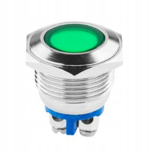 

Kontrolka Led metalowa 18mm 230VAC zielona EK5675
