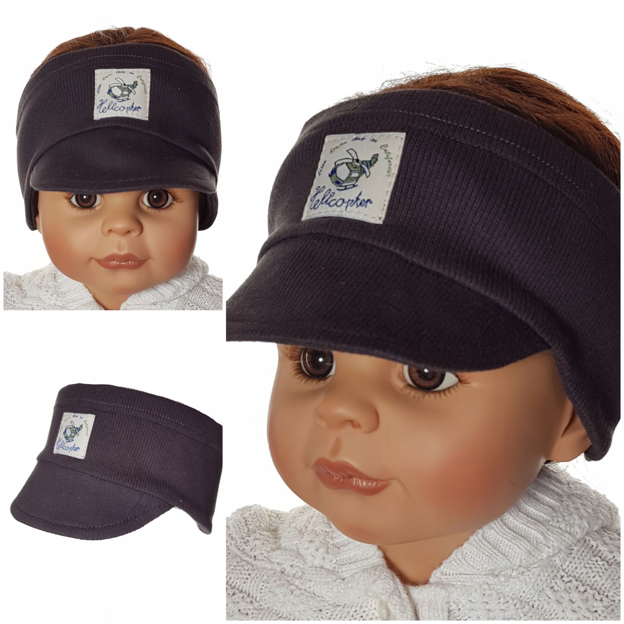 DASZEK OPASKA DLA CHŁOPCA Z DASZKIEM OPASKI CHŁOPIĘCE 12 WZORÓW 1-7LAT Płeć chłopcy