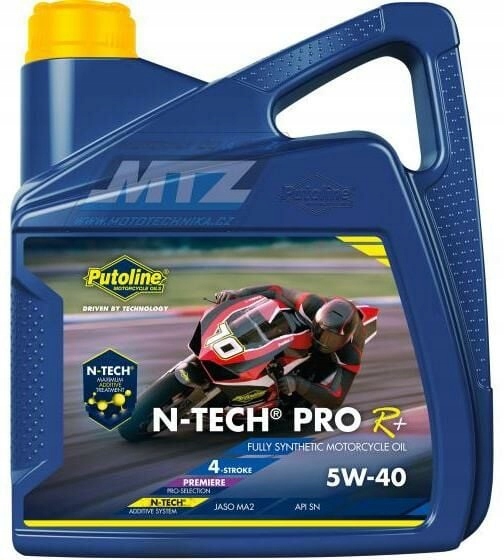 Olej motorový motocyklový Putoline N-tech Road Pre R+ 5W40 (balenie 4L) PU74