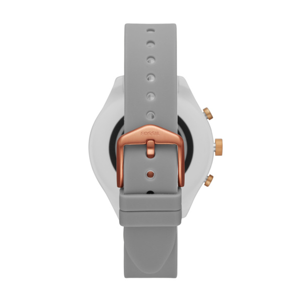 Pásek k hodinkám Fossil Sport FTW6025 18 mm šedý