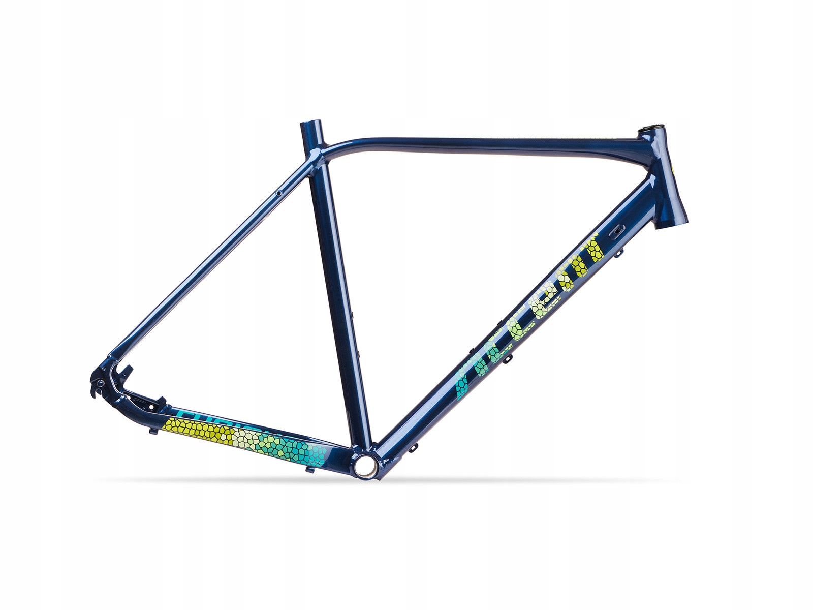 Rám Accent gravel Furious blue pave, Qr, velikost Large