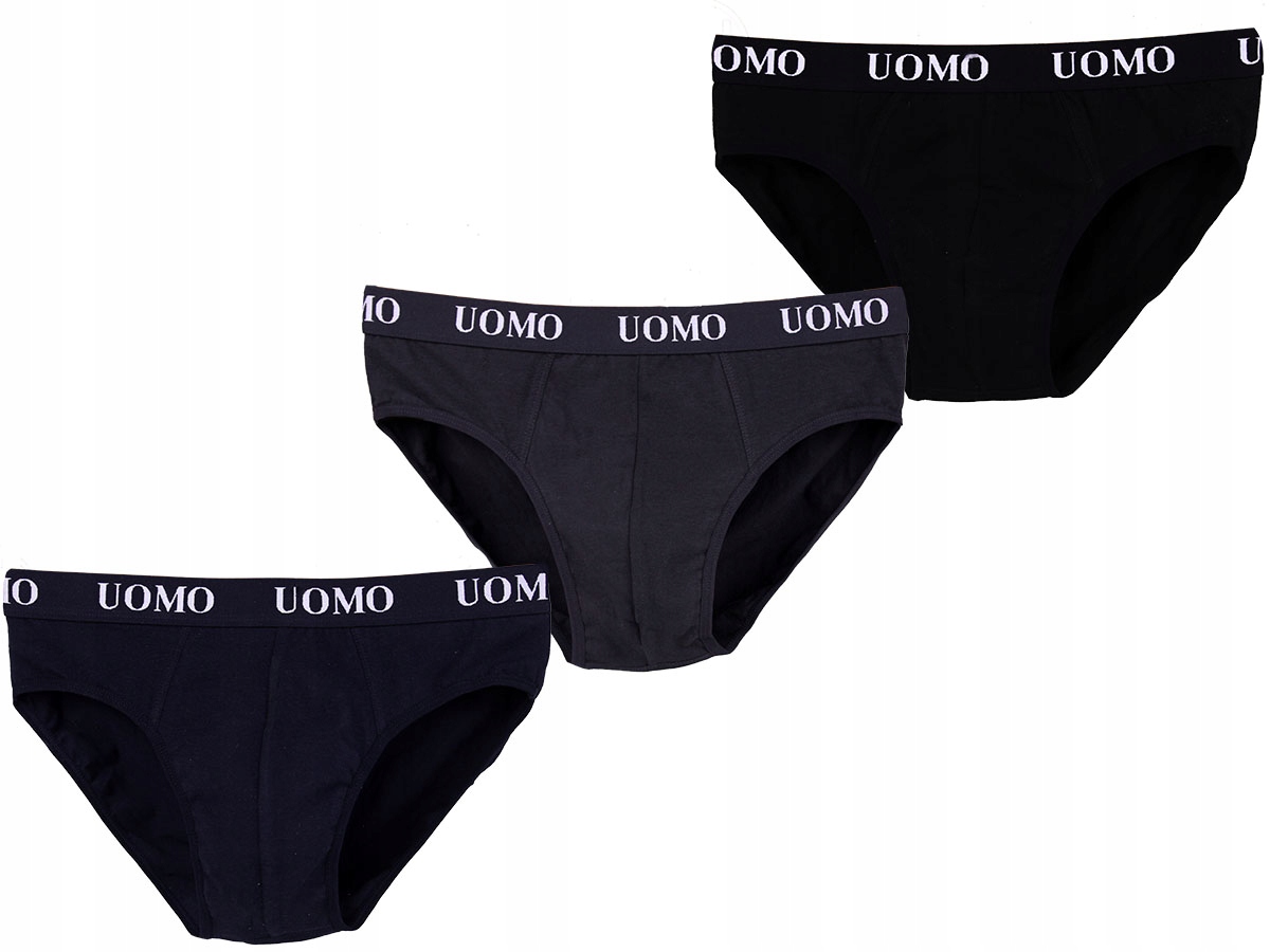 

Slipy Męskie Bawełniane Uomo Majtki 3-PAK r. 4XL