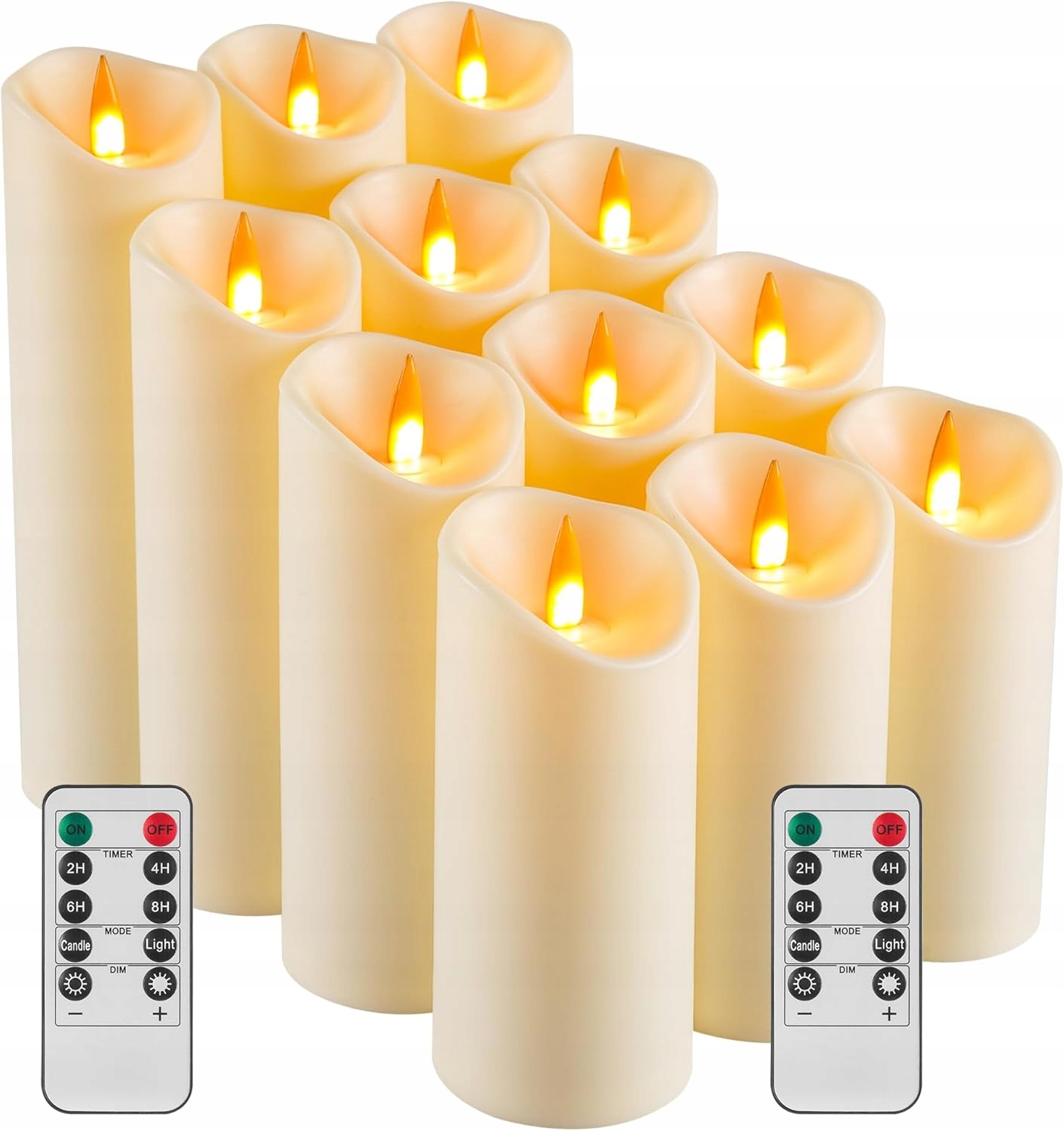 Led svíčky, Led svíčky na baterie, 12 Ks