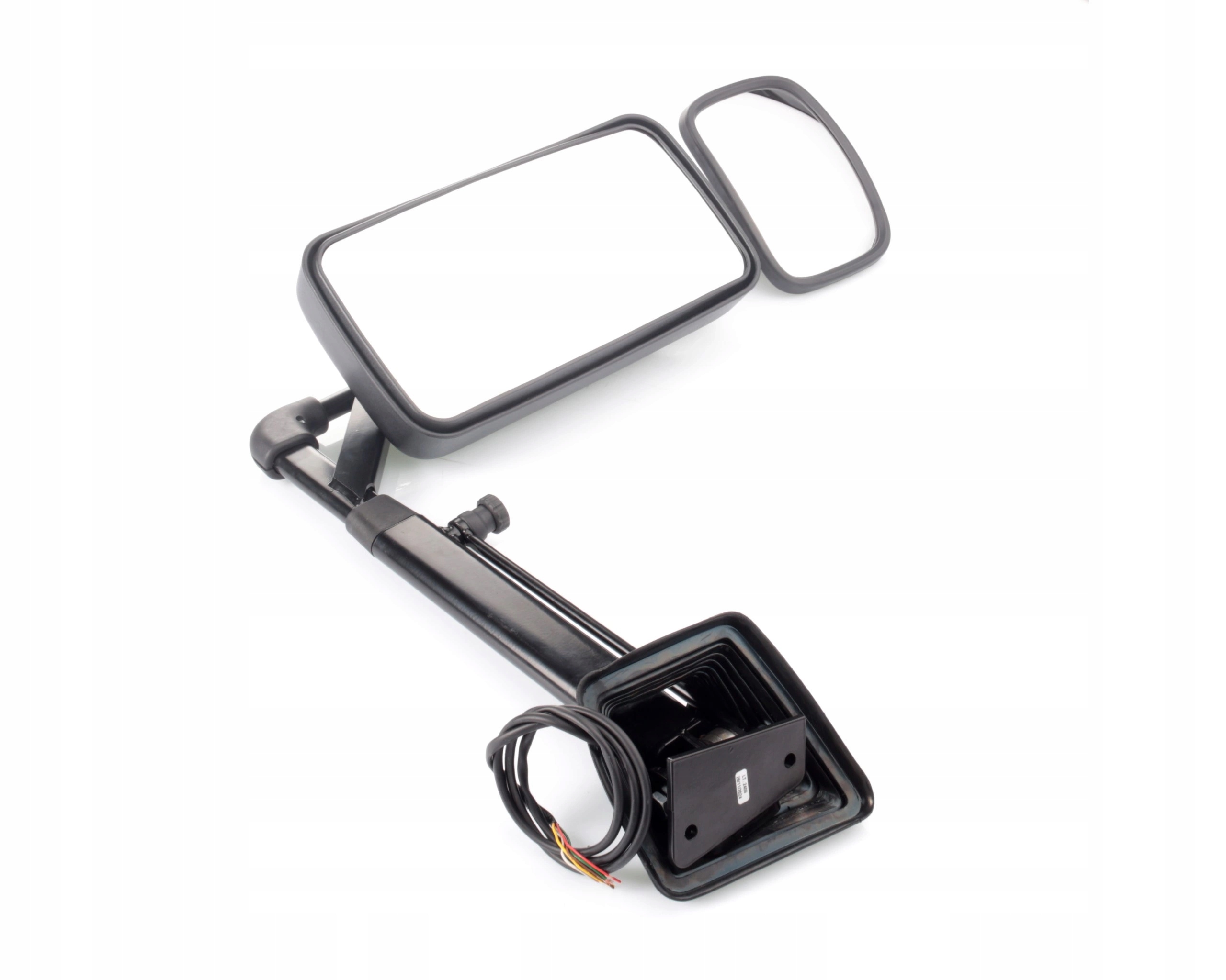 držák, rameno s elektrickými zrcátky 12V pravé pro traktor, bagr