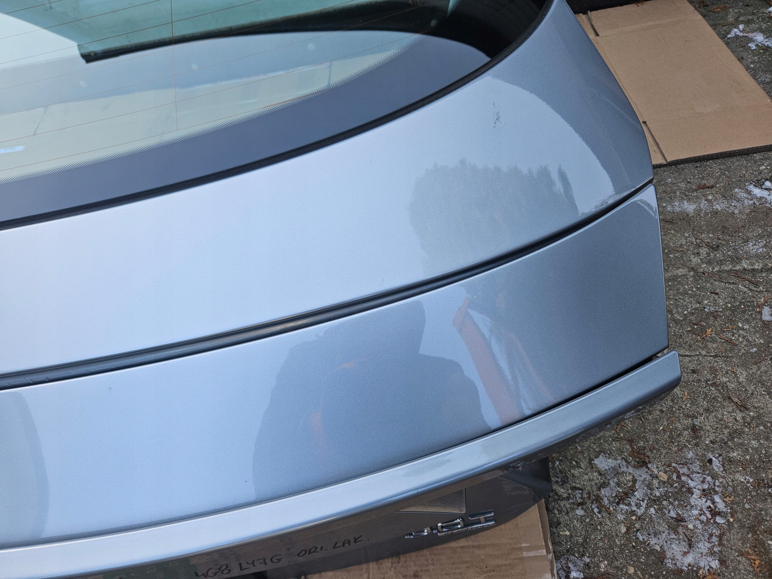 trunk door boot AUDI A7 C7 4G window LY7G