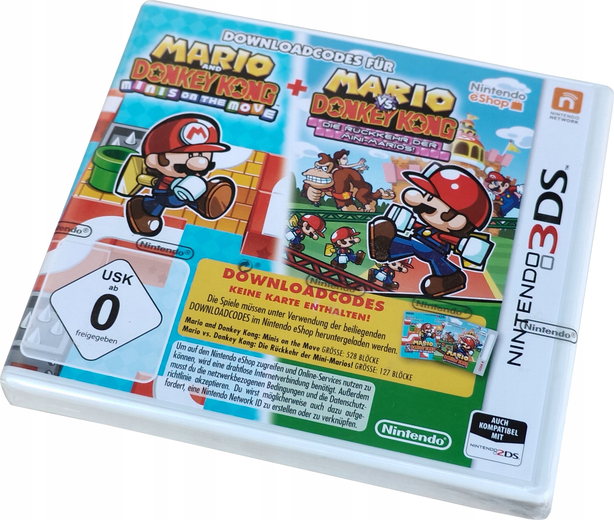 GRA 3DS MARIO AND DONKEY KONG MINIS COLLECTION PUDEŁKO FOLIA