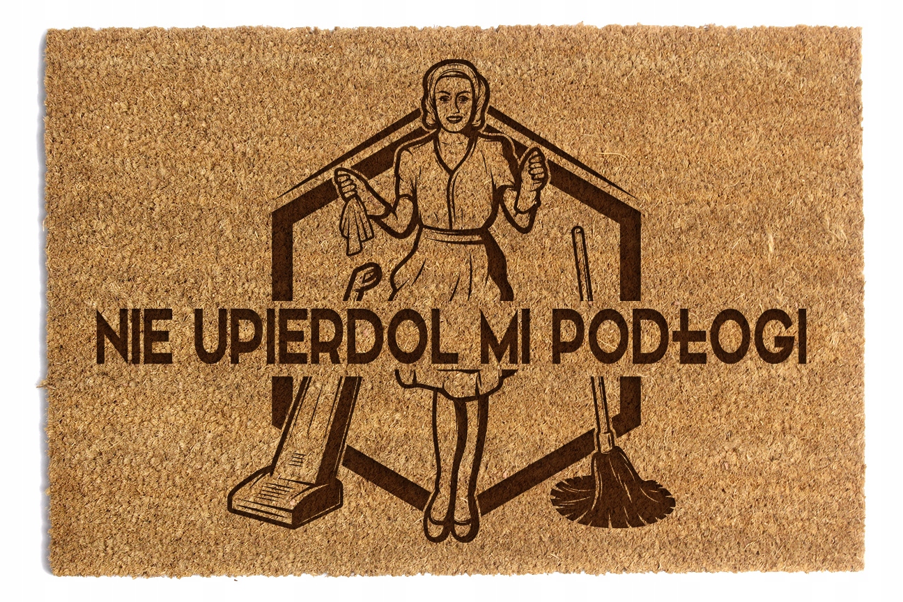 Stěrač Pod Dveře 60 x 90 cm Nedoléhá na podlahu Kokos