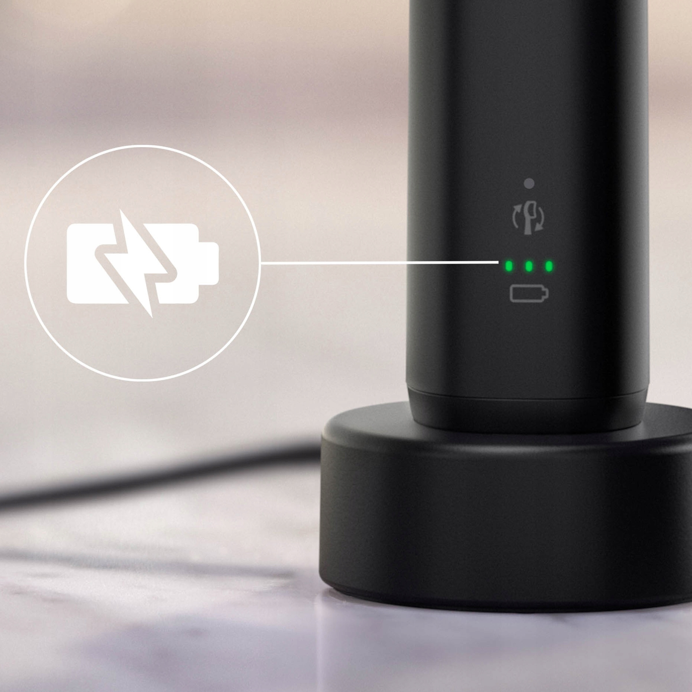 2x Philips Sonicare 5300 szczoteczka soniczna zestaw biała czarna HX7109/01