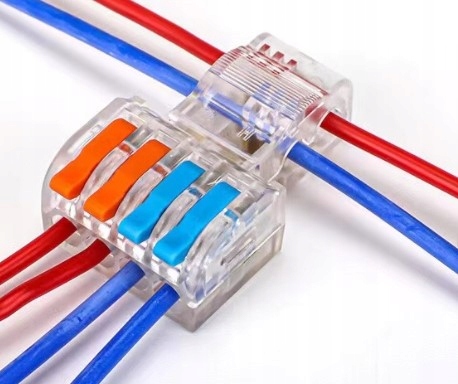 

szybko złączka przelotowa elektryczna trójnik 2-4
