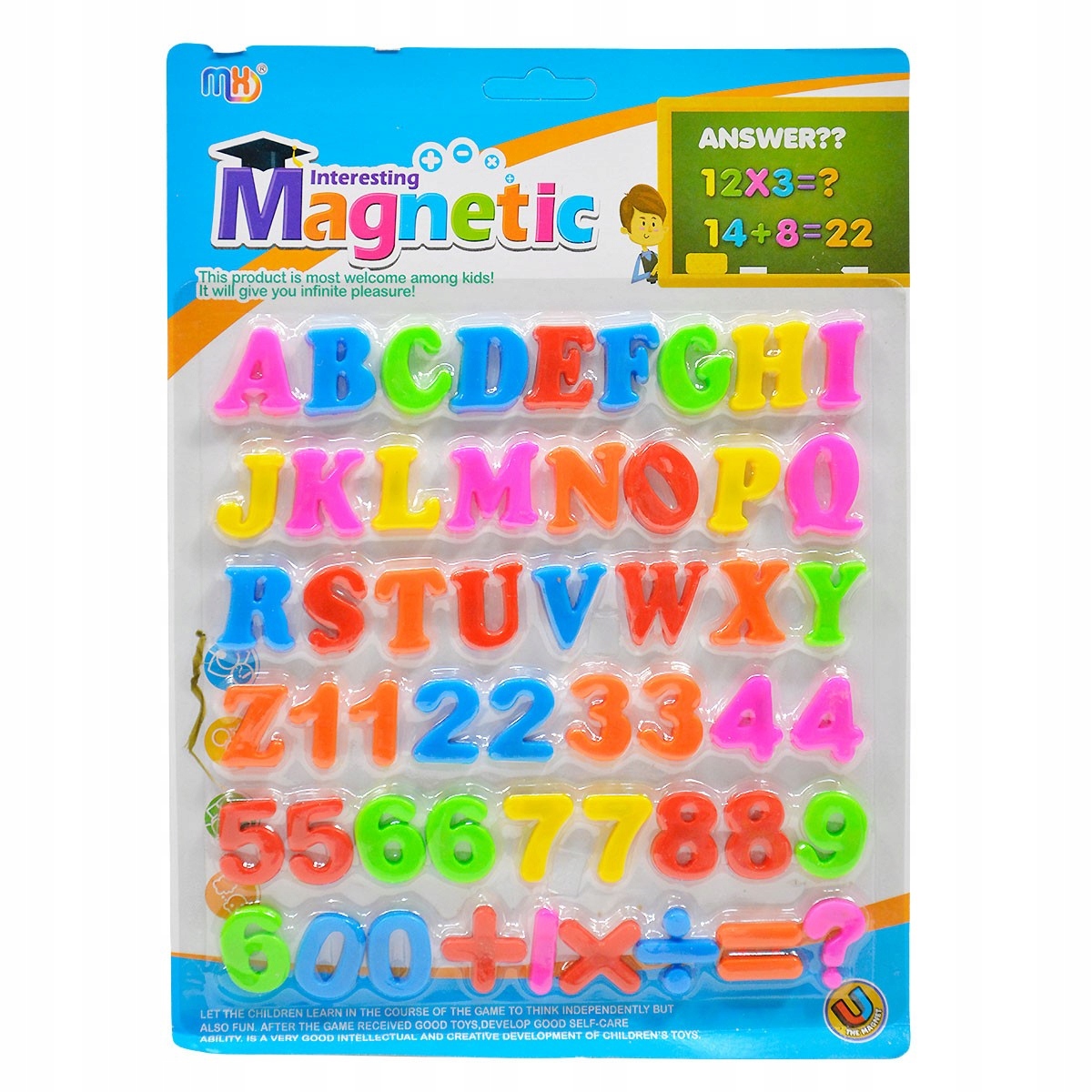 

614735 Literki I Cyferki Magnetyczne 52 El