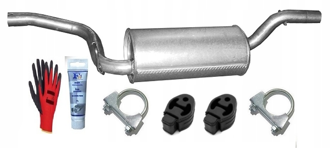 Volvo S40 II 1.6i 74 kW (od 2004) Sedan Tlumič STŘEDOVÝ+bonus