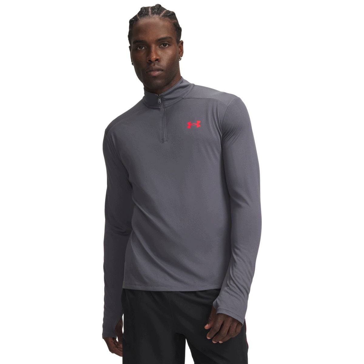 Męska bluza treningowa Under Armour Ua Tech Utility 1/4 Zip Szary XXL