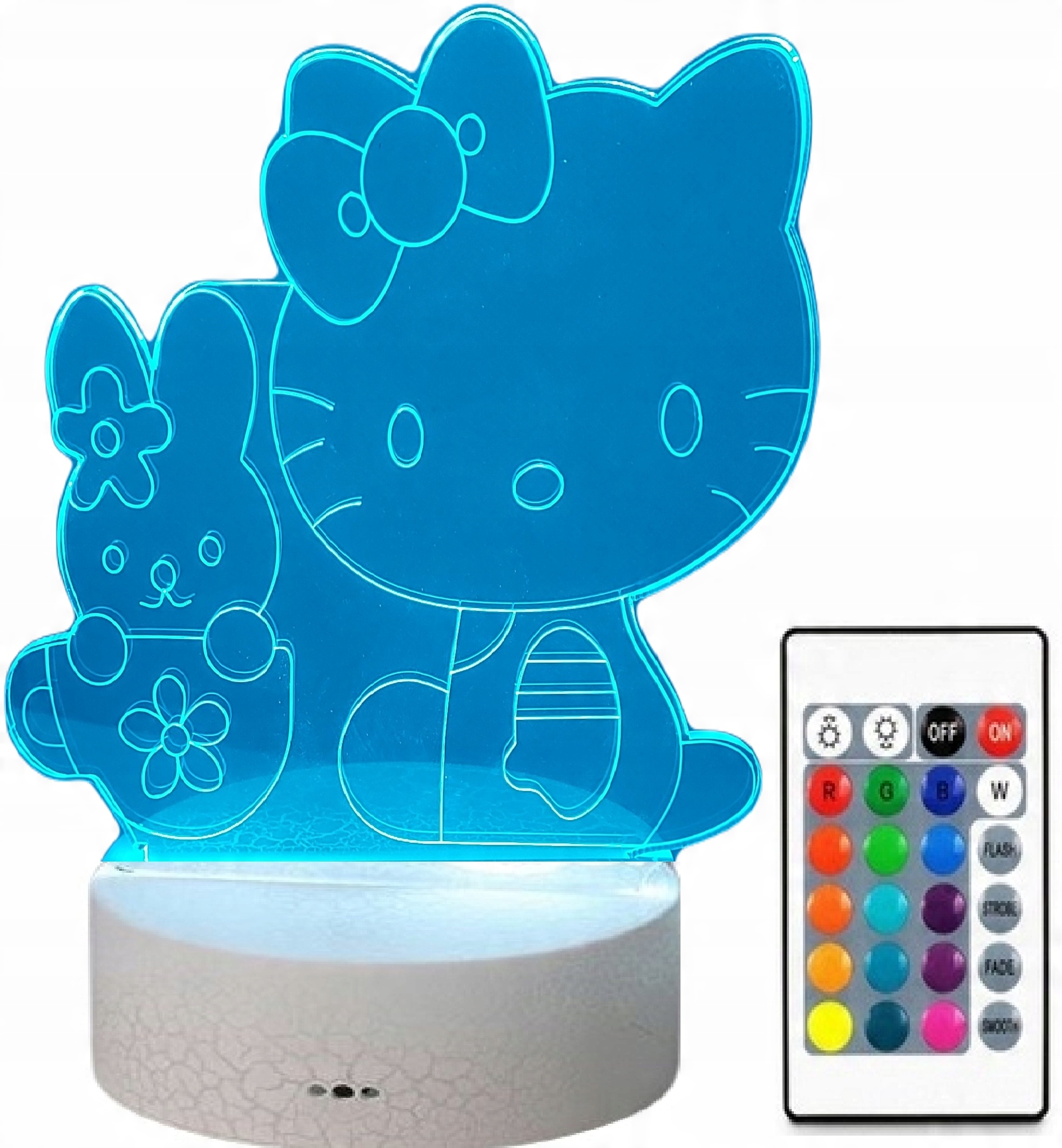 

Lampa Nocna 3D Usb Hello Kitty Mum And Kid Mama