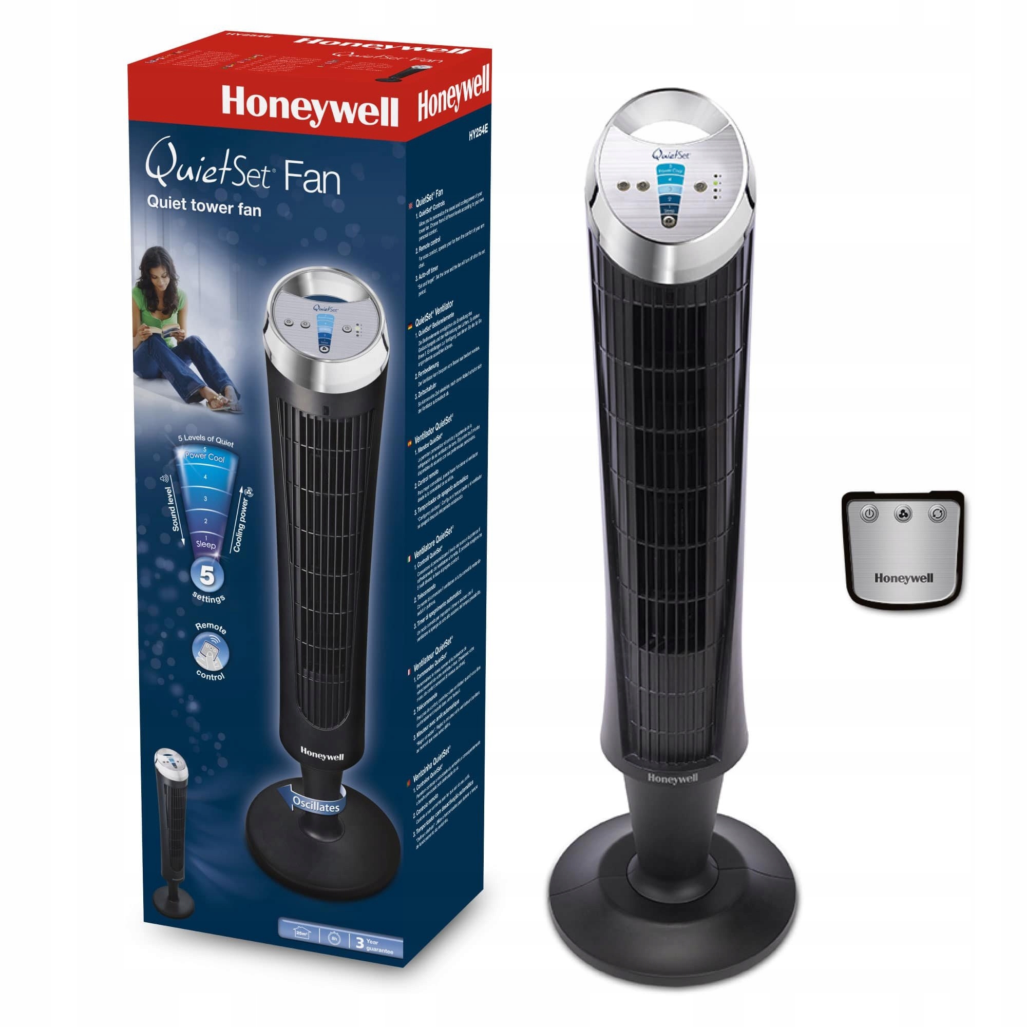 

Wentylator Kolumnowy Wiatrak Timer Honeywell HY254