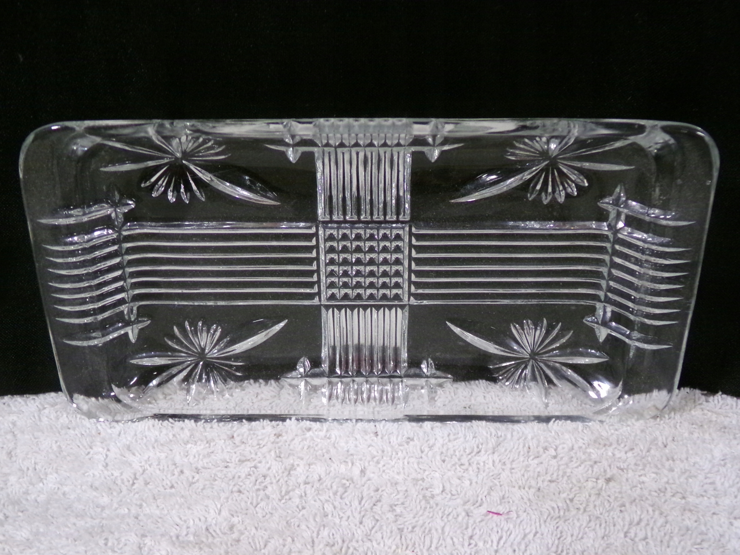 PIĘKNA KRYSZTAŁOWA PATERKA