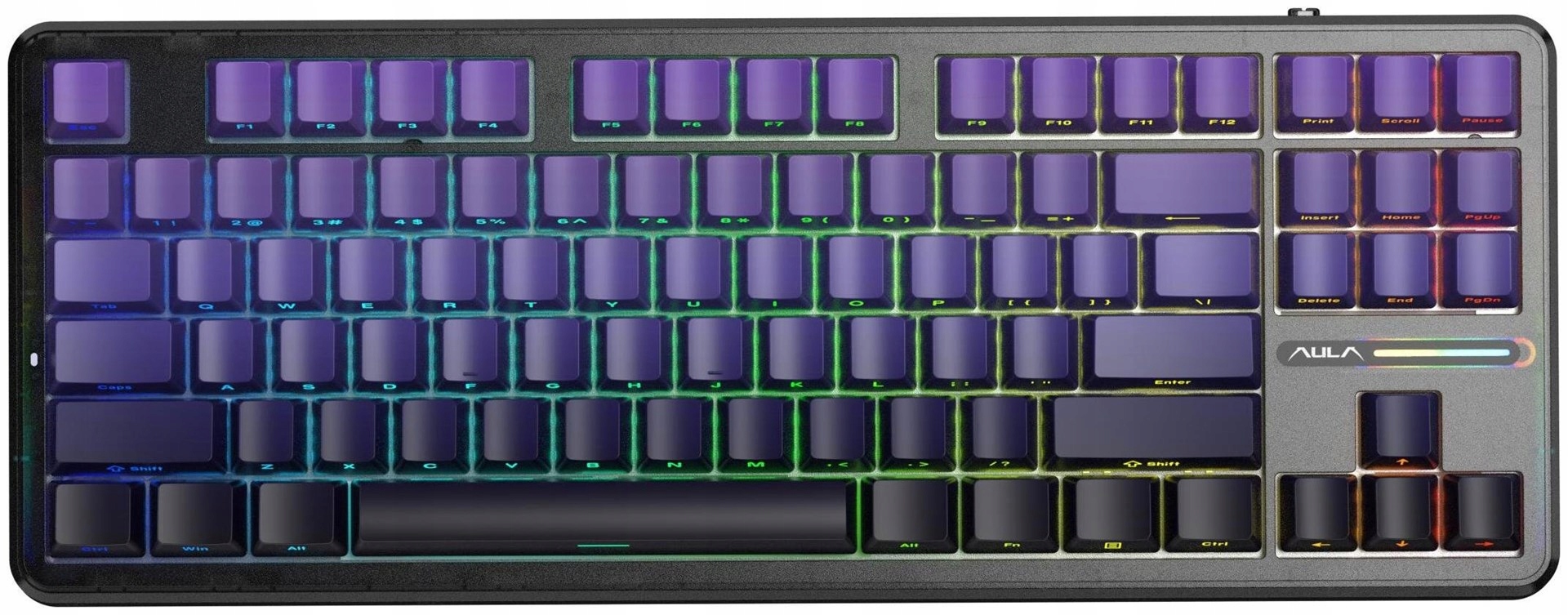 Klávesnice F87 Pro GrayWoodV4 Aula