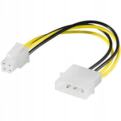 PremiumCord kabel zasilający 5.25"-P4