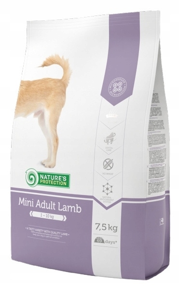 Levně Nature's Protection krmivo suché jehněčí 7,5 kg Lamb