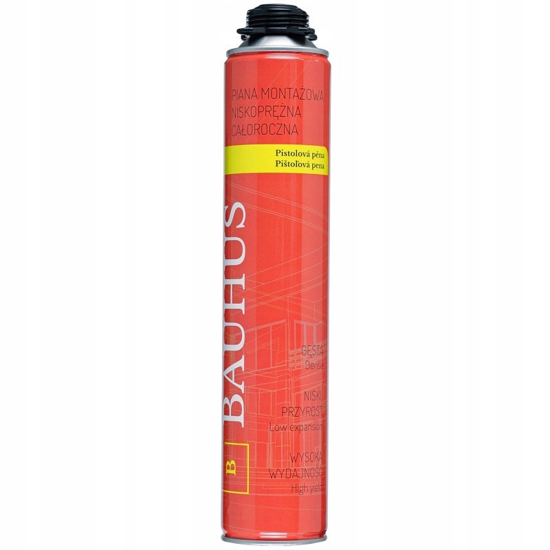 PIANA MONTAŻOWA PIANKA PISTOLETOWA Bauhus 750ml Kod producenta 12x501