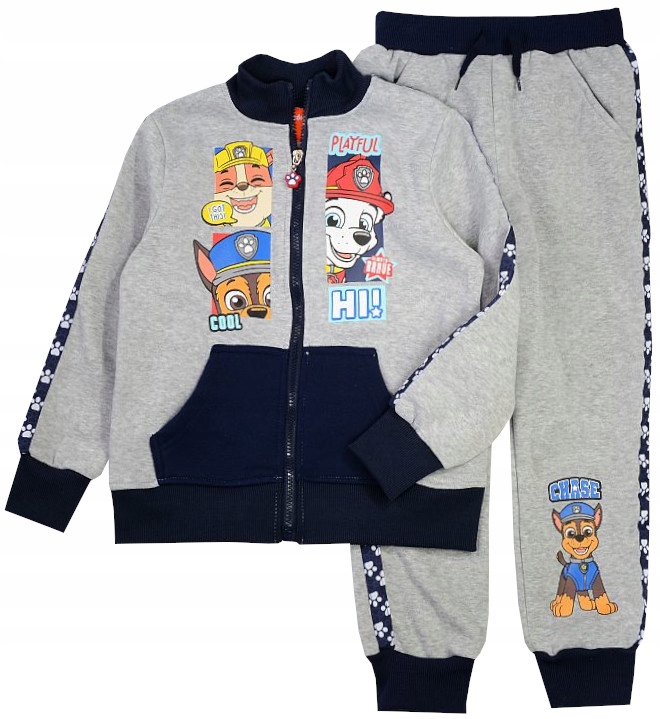 PSI PATROL DRES KOMPLET OCIEPLANY szary 92 R079A