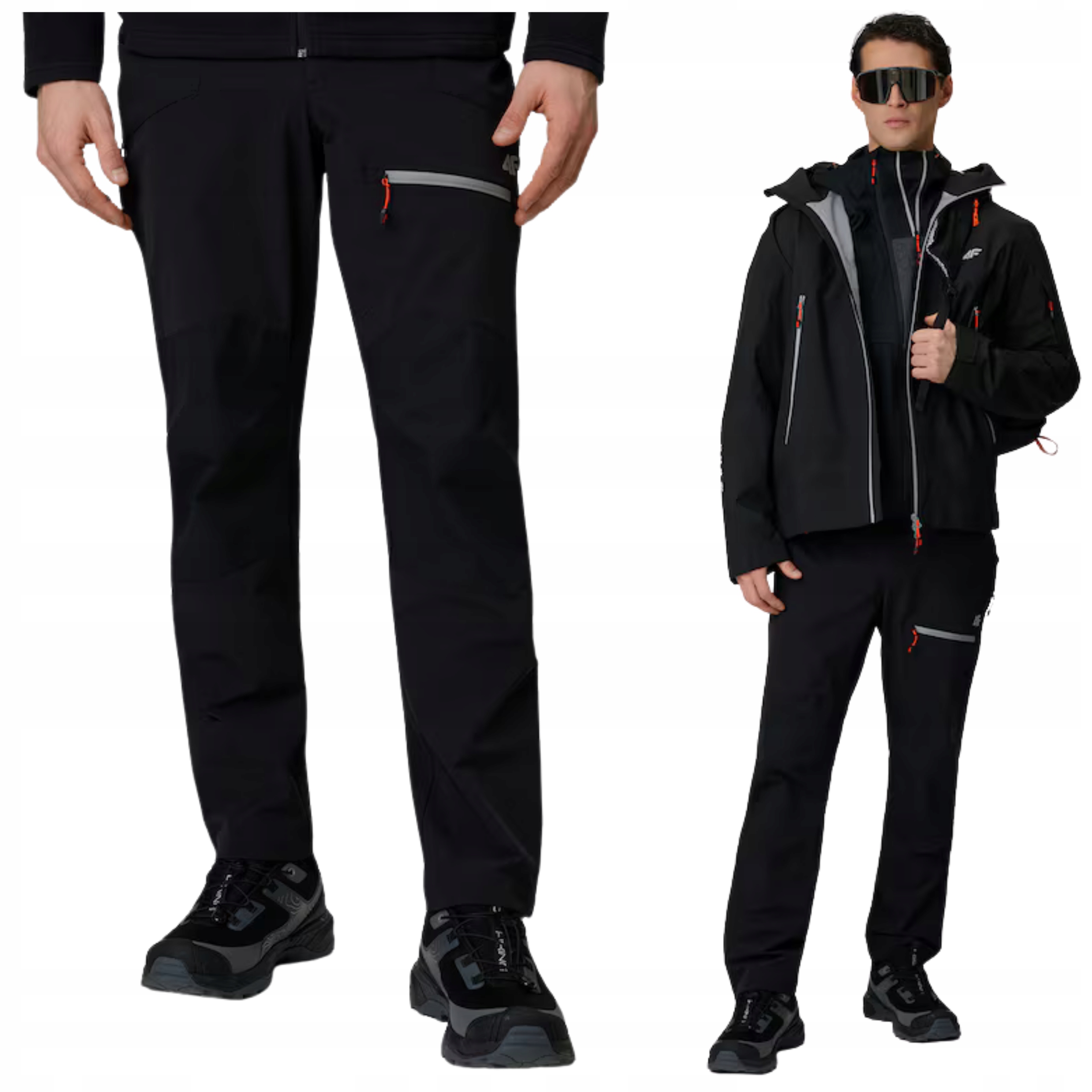 Spodnie Trekkingowe 4F Męskie M1327 Taktyczne Turystyczne Dwr R. L