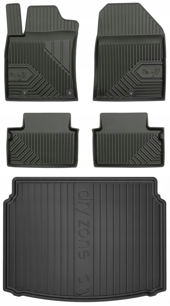 Set 77 Koberce a rohože Hyundai i30 3 Hatchback od 2017- d