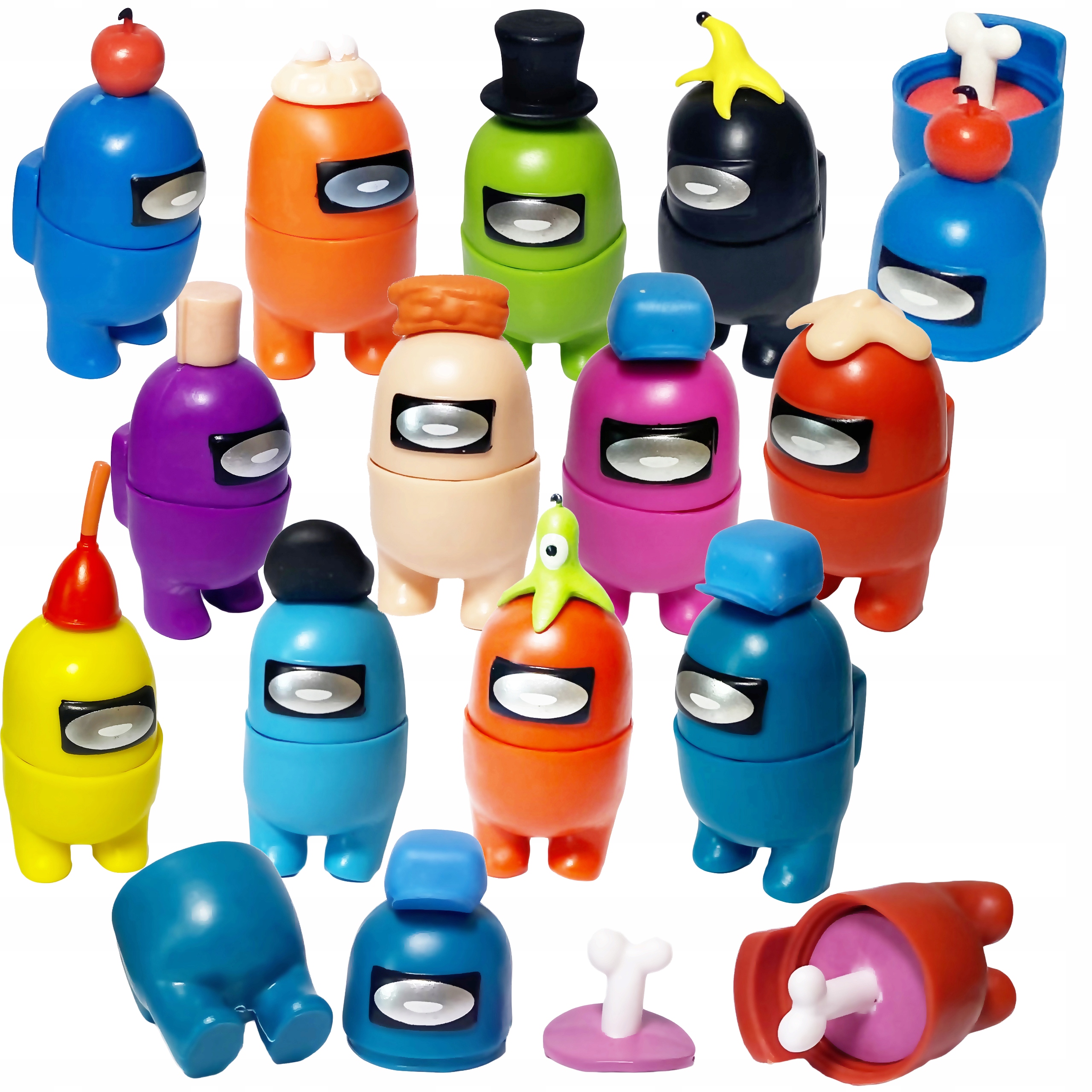 FIGURKI AMONG US DUŻE ZESTAW