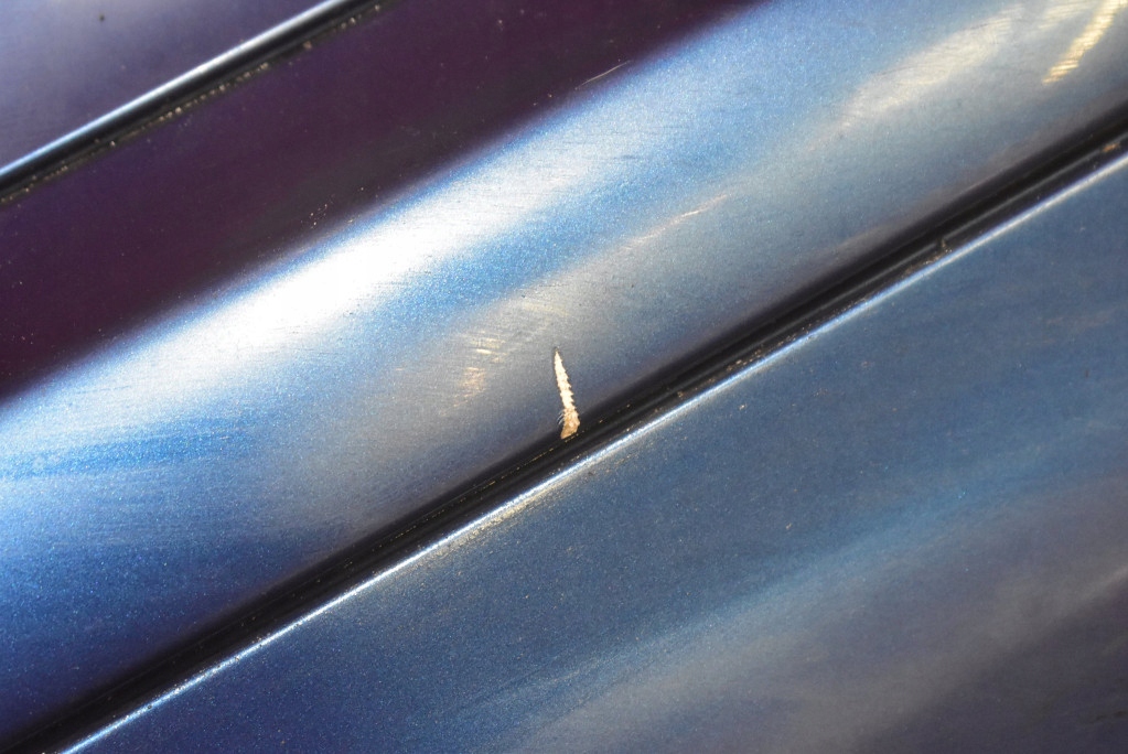 bumper rear part rear blue MERCEDES C-class W203 COUPE 00-04