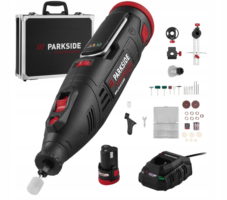 Parkside Performance szlifierka precyzyjna Ppfbsa 12 B2 z aku i ładowarką