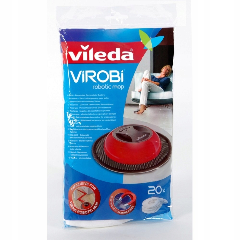

Vileda Virobi Zapasowe Wkłady Do Mopa 20 Sztuk