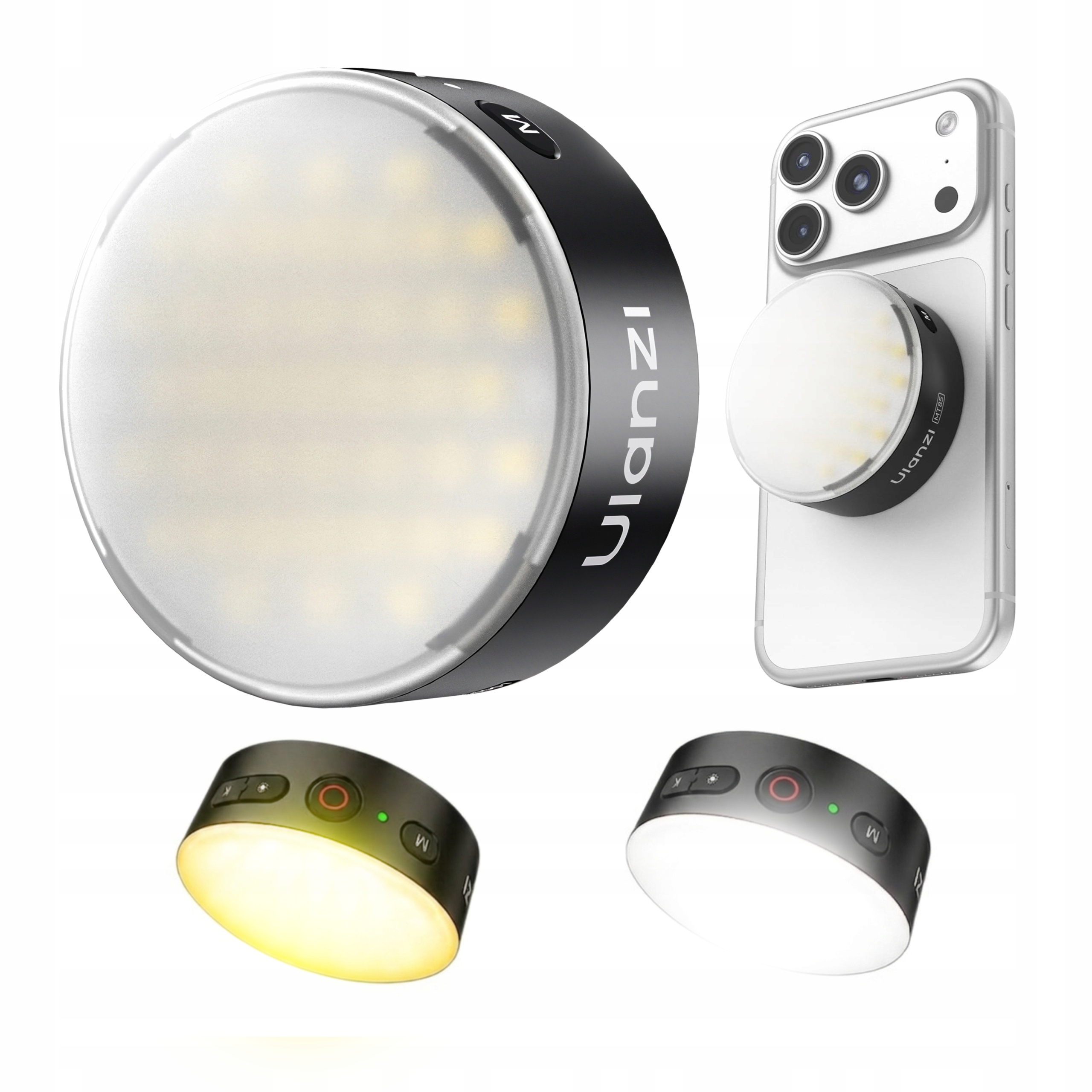 Lampa Fotograficzna Led Magsafe Do Iphone 2500-8500K Bluetooth Ulanzi MFL01