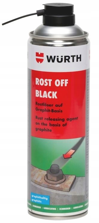 

Wurth Rost Off Black Odrdzewiacz Z Grafitem 500ML