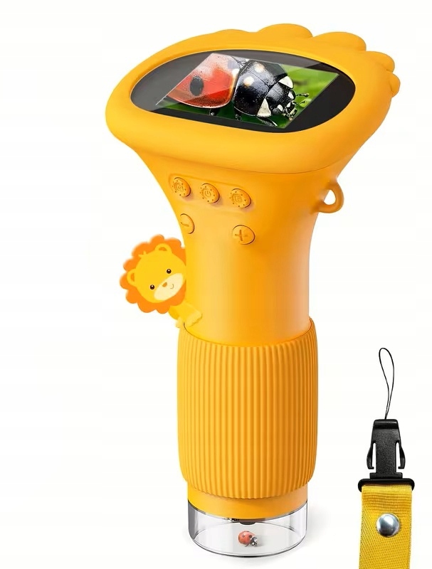 Mikroskop Dziecięcy: Mikroskopy Cyfrowe Ręczne 1000X, Mikroskop Kieszonkowy