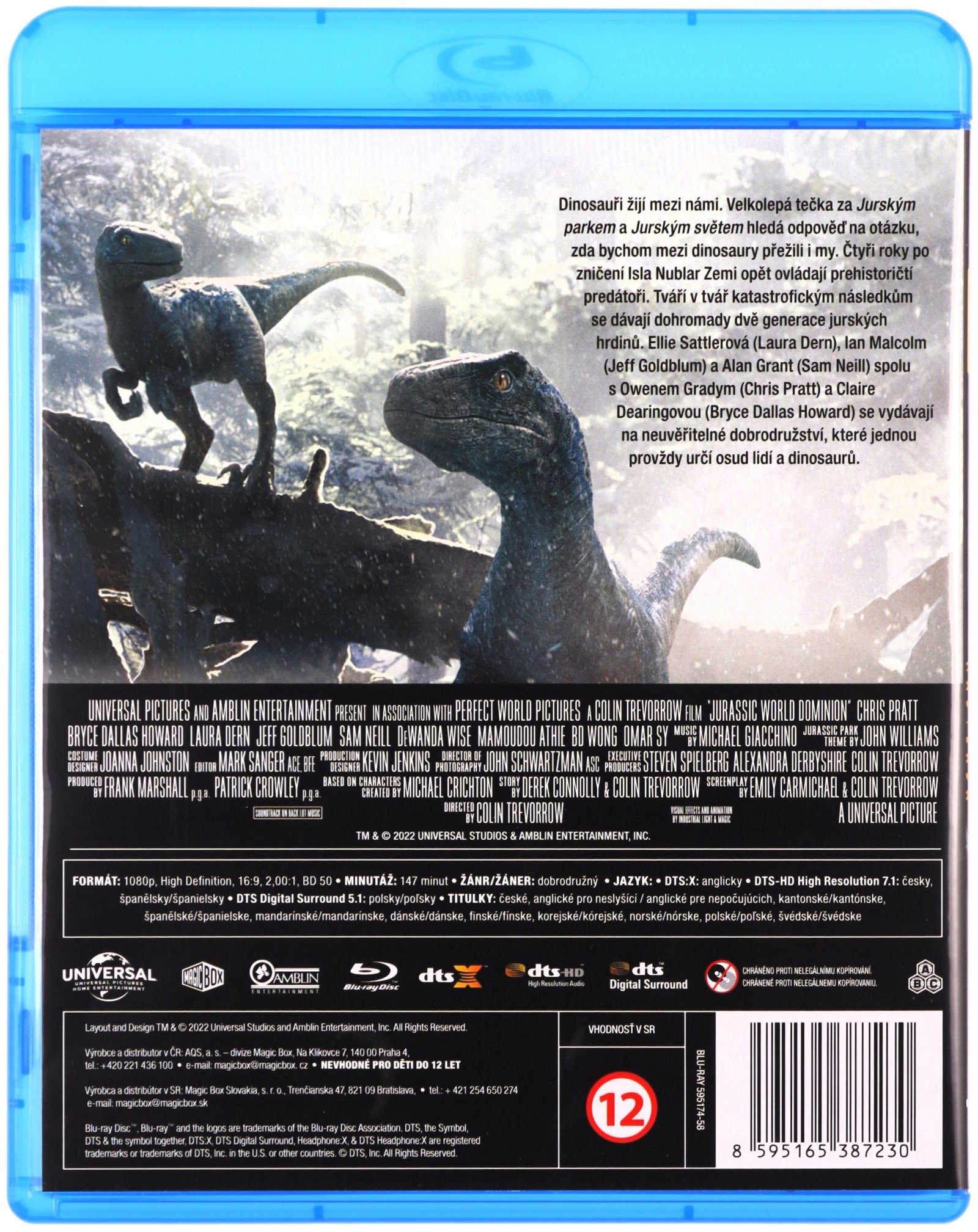 JURASSIC WORLD: DOMINION [BLU-RAY] Lektor PL Stan opakowania oryginalne
