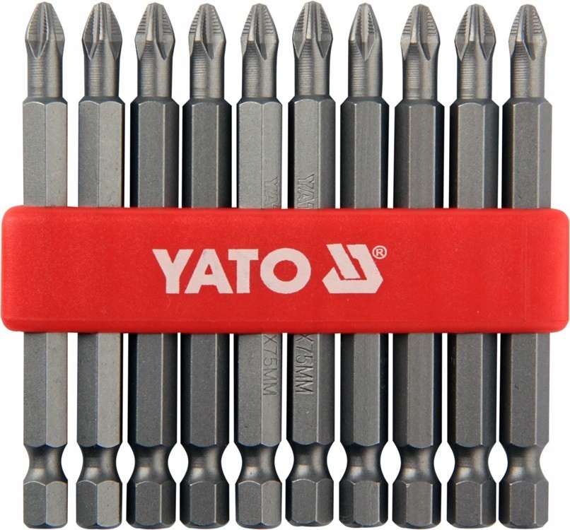 

Końcówki wkrętakowe ph2x75mm kpl. 10 szt.