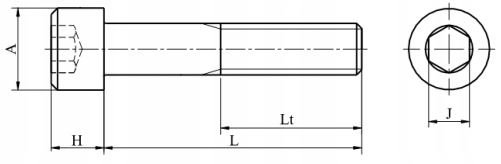 Sruba calowa 5 16 x25 mm UNC 12 9 CZ PGW 200s Producent code 5907601359061
